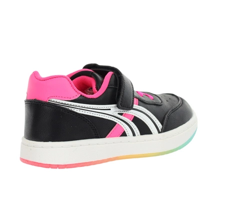 Kolorowe adidasy dziecięce skórzane w środku American Club