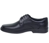 Męskie półbuty czarne skórzane garniturowe Activ