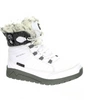 Białe śniegowce damskie buty zimowe w małych rozmiarach American Club