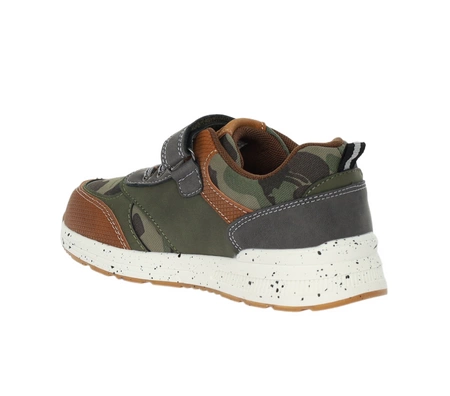 Buty dla chłopca na wiosnę na rzepy skórzana wkładka American Club