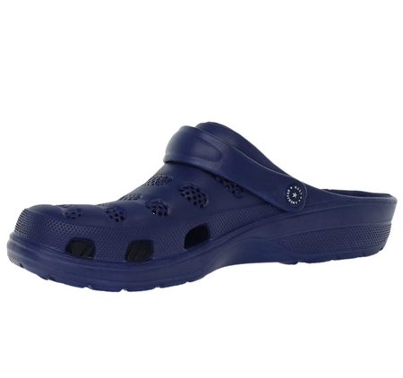 Klapki męskie gumowe z zakrytymi palcami w dużych rozmiarach American Club