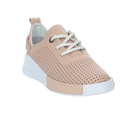 Ażurowe adidasy damskie ze skóry naturalnej eleganckie i komfortowe MODO