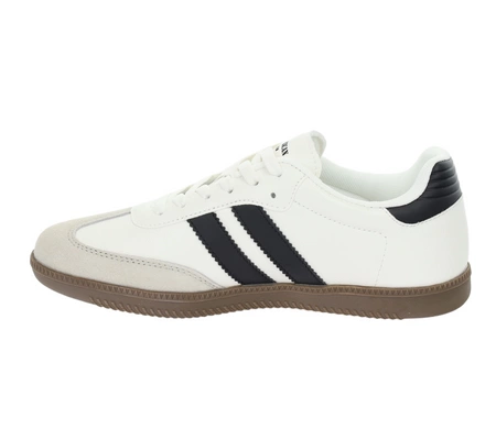 Trampki białe modne Hit sezonu tenisówki na kauczukowej podeszwie SAMBA American Club