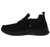 Lekkie czarne adidasy damskie slip-on z siatki NEWS