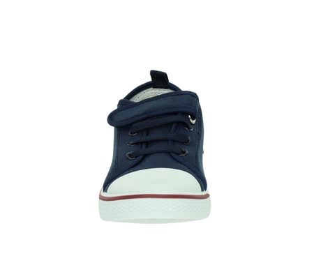 Trampki do przedszkola pantofle na rzepy i ze skórzaną wkładką American Club