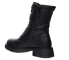 Czarne skórzane botki glany damskie eleganckie Jezzi