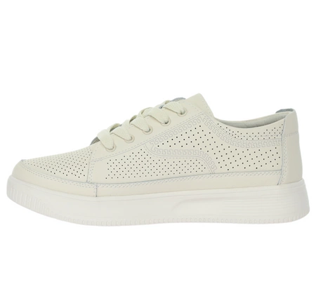 Komfortowe półbuty damskie skórzane sznurowane Jezzi