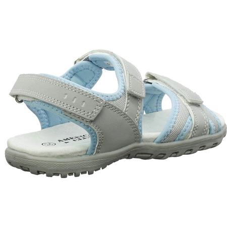 Szare sandały dziecięce na rzepy American Club