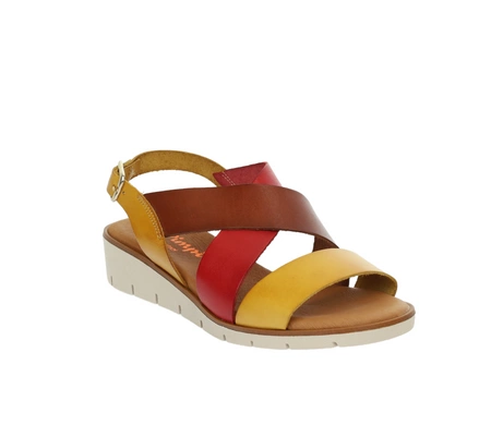 Hiszpańskie sandały damskie kolorowe skóra naturalna El Pimpi