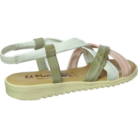 Płaskie sandały damskie skórzane El Pimpi 1001