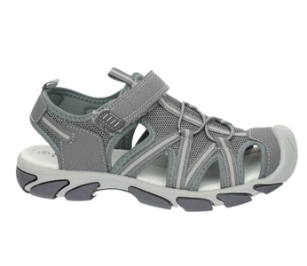 Zabudowane sandały chłopięce sportowe górskie z gumowy czubkiem American Club