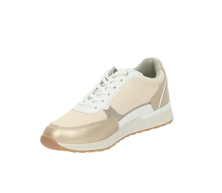 Złote adidasy damskie z wkładką MEMORY FOAM American Club