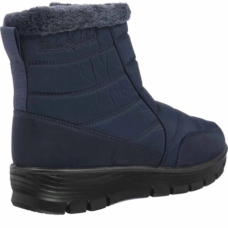 Niskie śniegowce damskie z futerkiem na zamek Jezzi