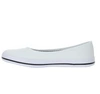 Białe balerinki sportowe na białej podeszwie czeszki  American Club