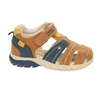 Sandały chłopięce z zakrytymi palcami i piętą na rzepy American Club