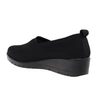 Wygodne czółenka damskie czarne półbuty profilowana skórzana wkładka UNISOFT