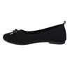 Czarne siateczkowe baletki damskie baleriny oddychające Jezzi