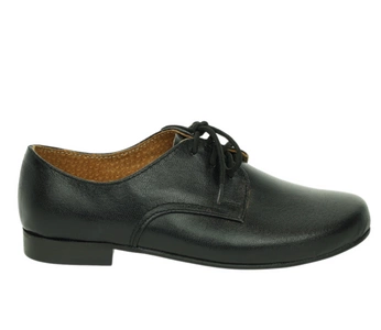 Czarne buty dla chłopca półbuty do garnituru garnituroweKMK