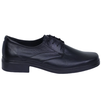 Męskie półbuty garniturowe skórzane komfortowe Łukbut