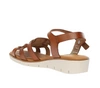 Hiszpańskie sandały damskie brązowe płaskie jezuski rzymianki El Pimpi - Made in Spain