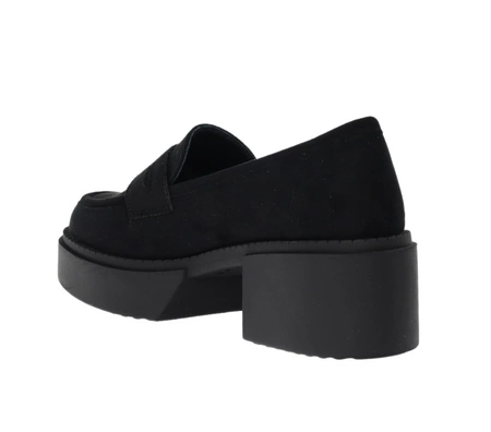 Modne półbuty damskie mokasyny na grubej podeszwie platformie VINCEZA