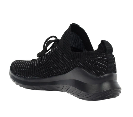 Czarne wsuwane adidasy siateczkowe slip-on American Club