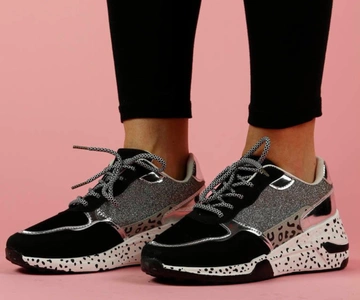 Czarne sneakersy damskie adidasy Seastar