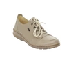 Skórzane półbuty damskie szyte komfortowe beżowe Helios model 408