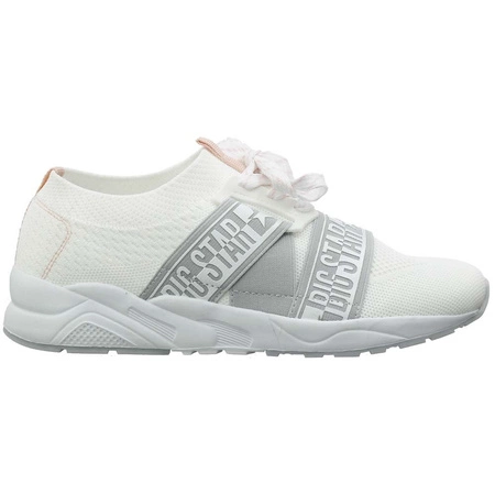 Sneakersy białe damskie wsuwane Big Star