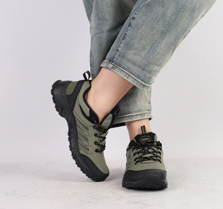 Wodoodporne adidasy młodzieżowe trekkingowe z profilowaną wkładką American Club