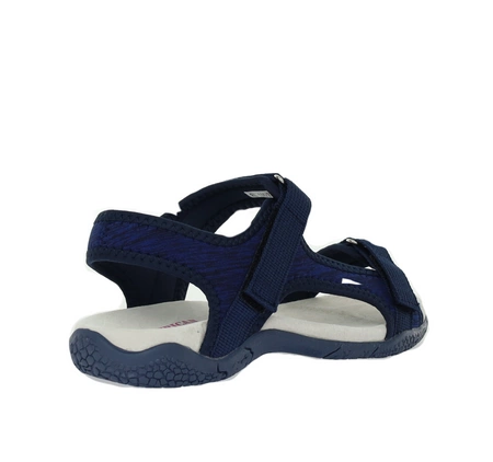 Sportowe sandały damskie na rzepy ze skórzana wkładką American Club