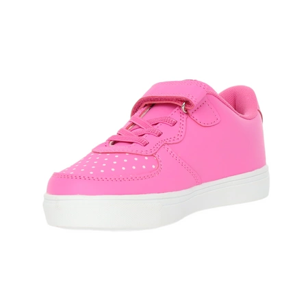 Różowe adidasy dziecięce na rzepy z jednorożcem American Club