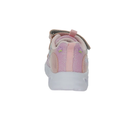 Różowe adidasy dziewczęce na rzep gwiazdki American Club