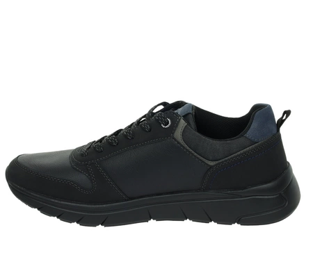 Czarne porządne adidasy męskie wygodne i eleganckie American Club