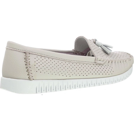 Mokasyny damskie skórzane Polskie Jezzi