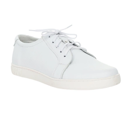 Białe skórzane adidasy męskie półbuty sportowe POLBUT