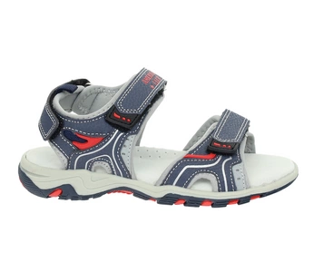 Sandały chłopięce na rzepy skórzane American Club