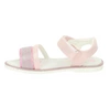 Różowe eleganckie sandały dla dziewczynki ze skórzaną wkładką American Club