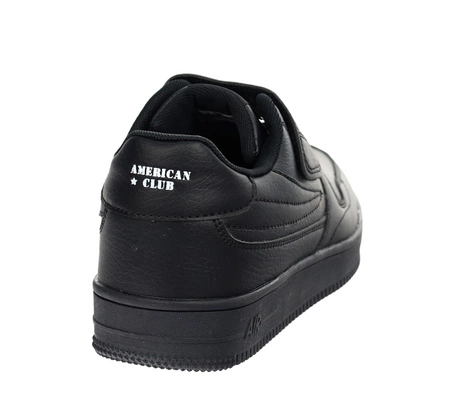 Czarne adidasy na platformie grubej podeszwie American