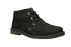 Męskie trzewiki skórzane półbuty nobukowe STEEL 281