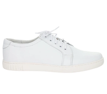 Białe skórzane adidasy męskie półbuty sportowe POLBUT