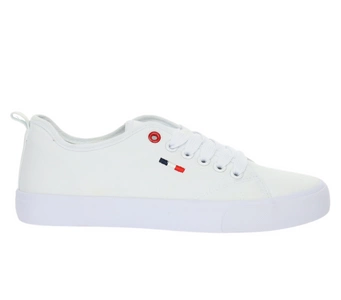 Białe trampki damskie w stylu Tommy H American Club