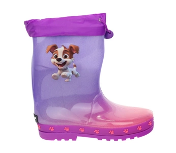 Różowe kalosze dla dziewczynki wysokie ze ściągaczem  American Club.