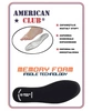 Adidasy chłopięce na rzepy z wkładką Memory FOAM American Club