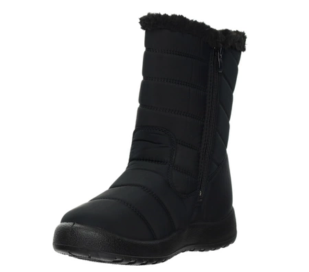 Wysokie śniegowce damskie trzewiki na zamek wodoodporne Jezzi