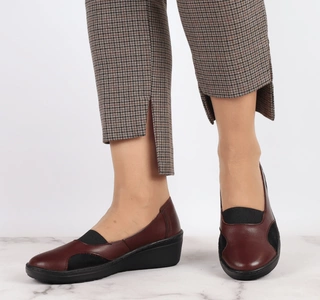 Czółenka skórzane damskie komfortowe szyte Helios model 415