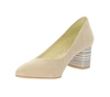 Beżowe czółenka eleganckie na wygodnym obcasie  Polska Marka AZALI