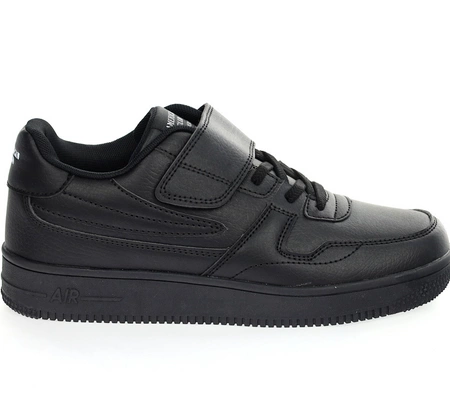 Czarne adidasy na platformie grubej podeszwie American