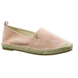 Różowe espadryle damskie mokasyny Jezzi
