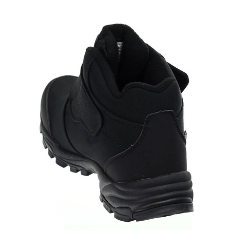 Czarne buty zimowe męskie na rzep wodoodporne American Club